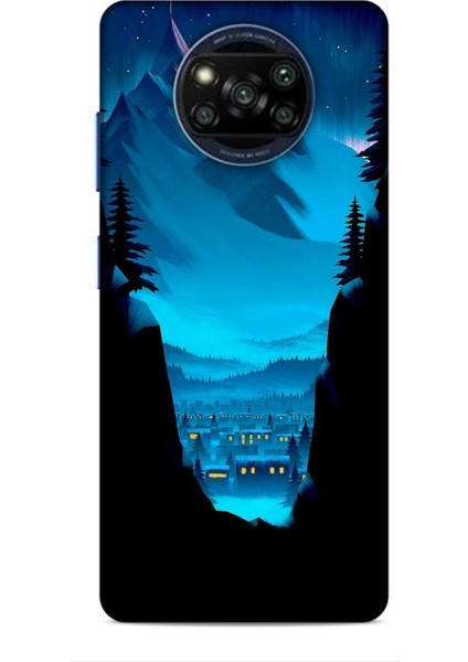 Xiaomi Poco X3 Pro Kılıf Caliburn 14 Norveç Manzara Cover Kılıf