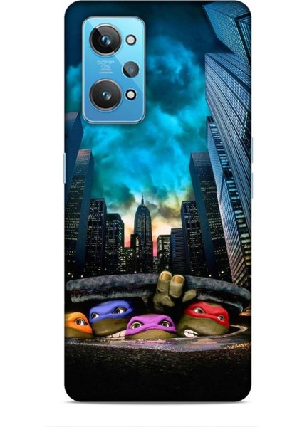 Realme Gt2 Kılıf Caliburn 11 Ninja Kablumbağalar 4K Baskılı Kılıf