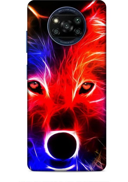 Xiaomi Poco X3 Pro Kılıf Caliburn 16 Kurt Colorful Hediyelik Kılıf