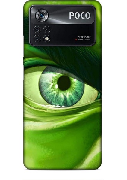 Xiaomi Poco X4 Pro 5g Kılıf Caliburn 29 Hulk Göz Makro Leke Tutmaz Kapak