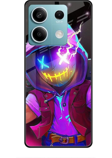 Xiaomi Redmi Note 13 Pro 5g Kılıf Caliburn 19 Maskeli Pembe Tam Koruma Kılıf