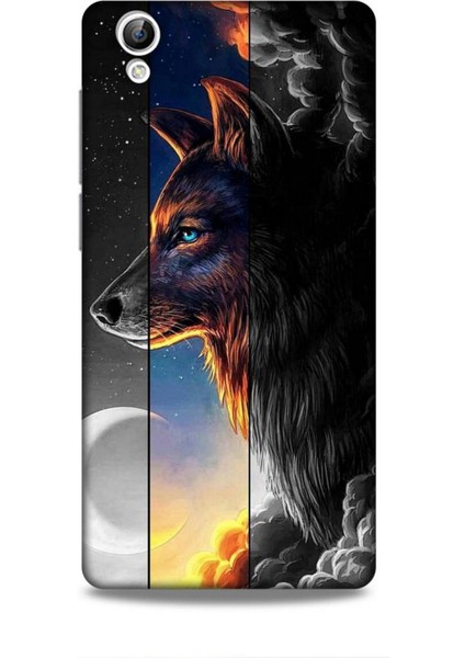 Vivo Y51 Kılıf Caliburn 15 Kurt Hilal Kalın Silikon