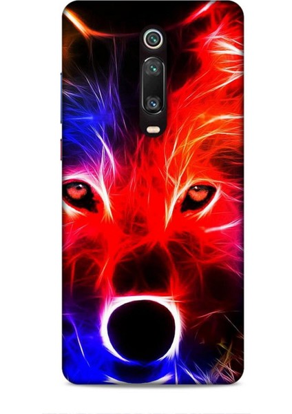 Xiaomi Mi 9t Kılıf Caliburn 16 Kurt Colorful Hediyelik Kılıf