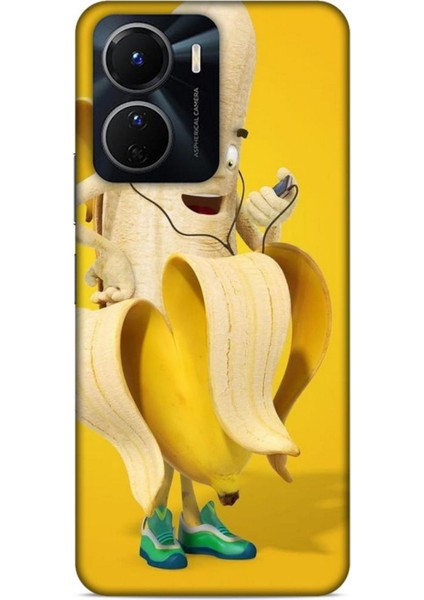 Vivo Y16 Kılıf Caliburn 21 Muz Sarı Darbe Önleyici Kapak