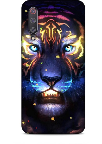 Xiaomi Mi 9 Kılıf Caliburn 12 Aslan Colorful Tasarım Kılıf
