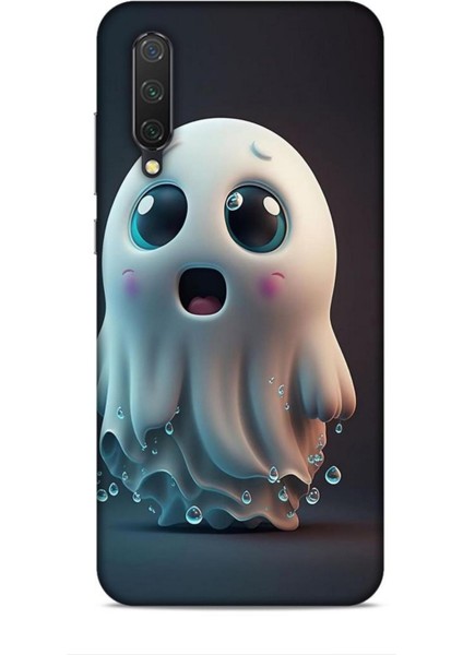 Xiaomi Mi 9 Lite Kılıf Caliburn 28 Sevimli Hayalet Iz Bırakmayan Kılıf