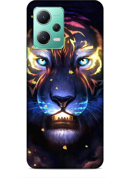 Xiaomi Poco X5 5g Kılıf Caliburn 12 Aslan Colorful Tasarım Kılıf