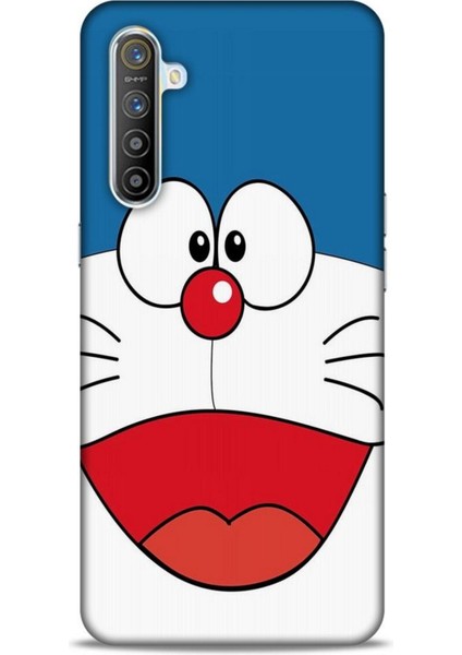 Realme Xt Kılıf Caliburn 22 Mavi Beyaz Kap