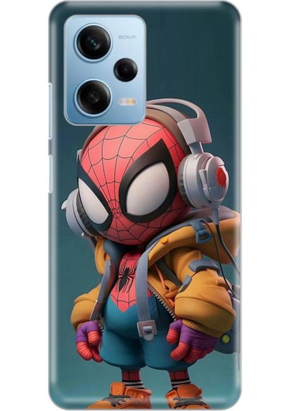 Xiaomi Redmi Note 12 Pro 5g Kılıf Caliburn 25 Spiderman Bebek Soyulmayan Kılıf