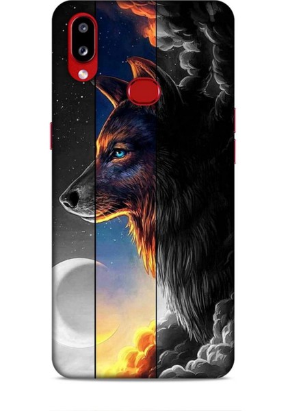 Samsung Galaxy A10S Kılıf Caliburn 15 Kurt Hilal Kalın Silikon