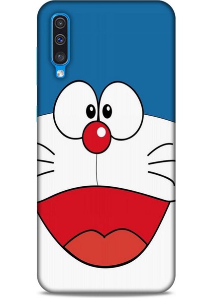Samsung Galaxy A30S Kılıf Caliburn 22 Mavi Beyaz Kap