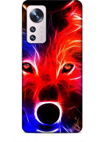 Xiaomi 12 Kılıf Caliburn 16 Kurt Colorful Hediyelik Kılıf