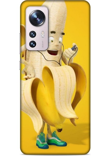 Xiaomi 12 Kılıf Caliburn 21 Muz Sarı Darbe Önleyici Kapak