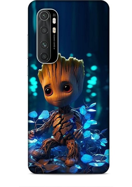 Xiaomi Mi Note 10 Lite Kılıf Caliburn 26 Bebek Groot Soft Kapak