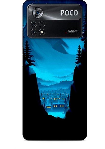 Xiaomi Poco X4 Pro 5g Kılıf Caliburn 14 Norveç Manzara Cover Kılıf