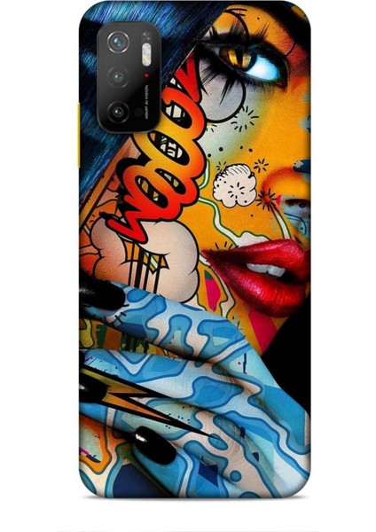 Xiaomi Poco M3 Pro Kılıf Caliburn 17 Dövme Yumuşak Kılıf