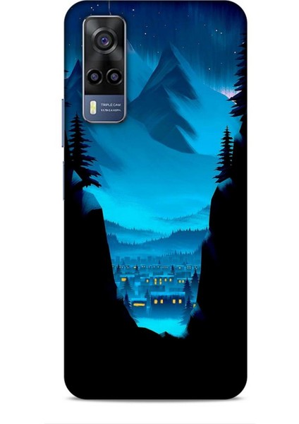 Vivo Y33 Kılıf Caliburn 14 Norveç Manzara Cover Kılıf