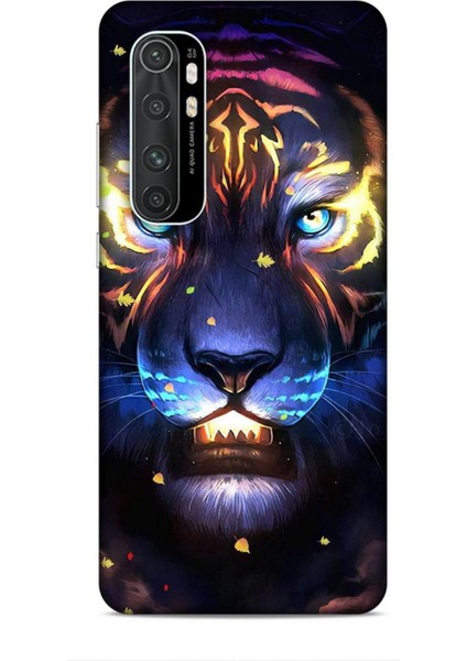 Xiaomi Mi Note 10 Lite Kılıf Caliburn 12 Aslan Colorful Tasarım Kılıf