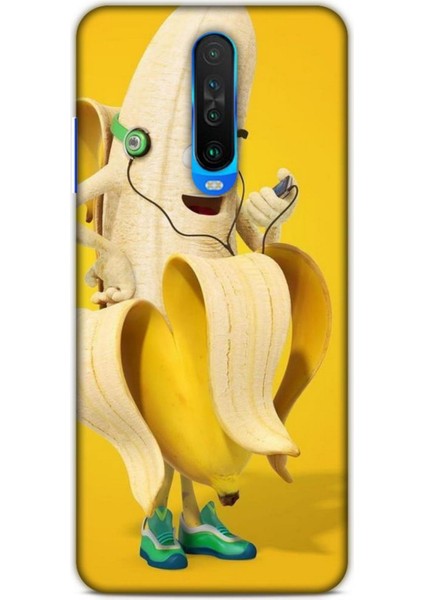 Xiaomi Poco X2 Kılıf Caliburn 21 Muz Sarı Darbe Önleyici Kapak