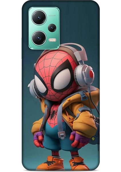 Xiaomi Poco X5 5g Kılıf Caliburn 25 Spiderman Bebek Soyulmayan Kılıf