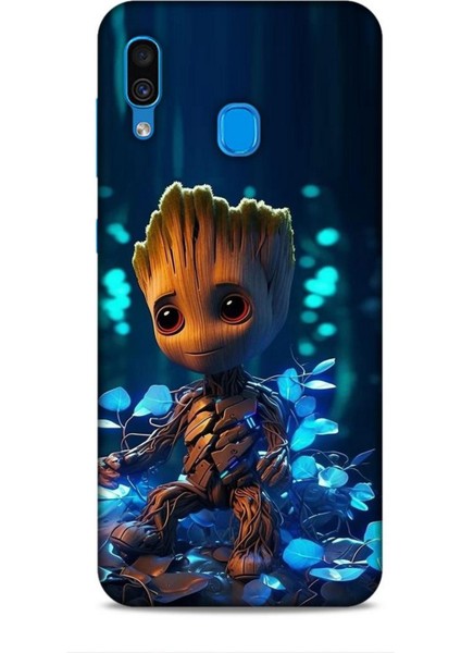 Samsung Galaxy A30 Kılıf Caliburn 26 Bebek Groot Soft Kapak