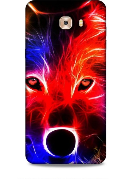 Samsung Galaxy C9 Pro Kılıf Caliburn 16 Kurt Colorful Hediyelik Kılıf