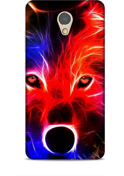 Lenovo P2 Kılıf Caliburn 16 Kurt Colorful Hediyelik Kılıf
