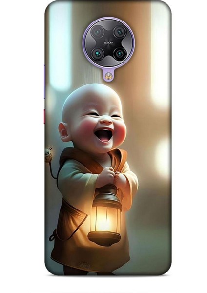 Xiaomi Poco F2 Pro Kılıf Caliburn 27 Asya Bebek Lazer Kesim Silikon