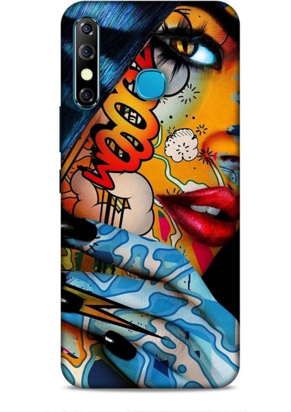 Infinix Zero 8 Kılıf Caliburn 17 Dövme Yumuşak Kılıf