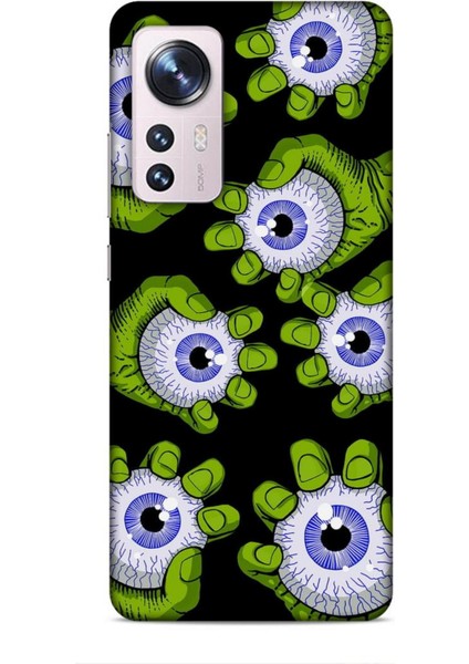 Xiaomi 12 Kılıf Caliburn 23 Gözler Telefon Kabı