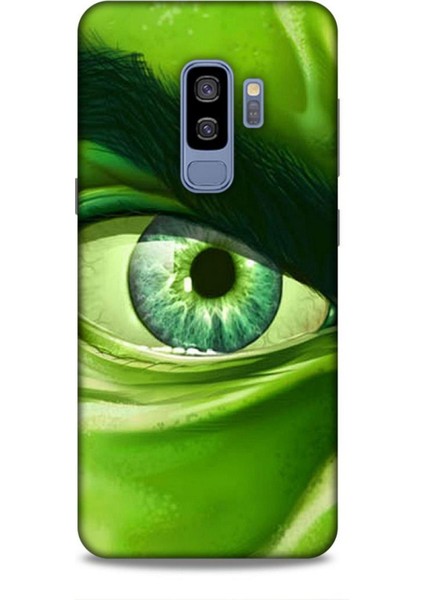 Samsung Galaxy S9 Plus Kılıf Caliburn 29 Hulk Göz Makro Leke Tutmaz Kapak