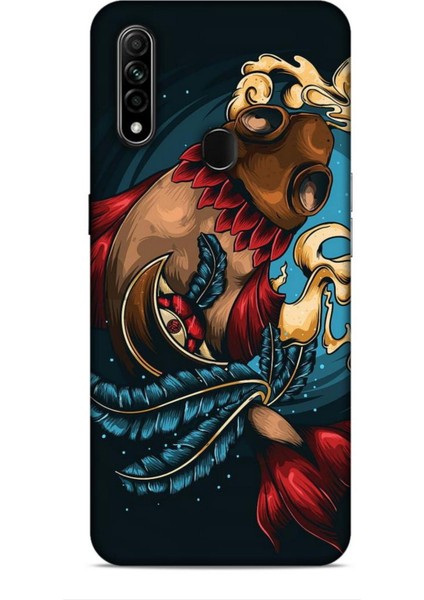 Oppo A31 Kılıf Caliburn 18 Balık Parlak Kılıf