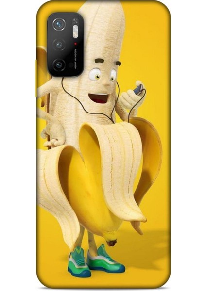 Xiaomi Poco M3 Pro Kılıf Caliburn 21 Muz Sarı Darbe Önleyici Kapak