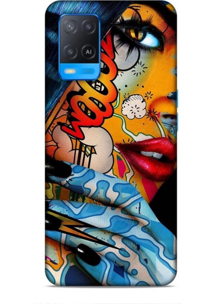 Oppo A54 Kılıf Caliburn 17 Dövme Yumuşak Kılıf