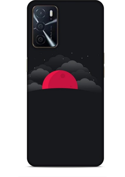 Oppo A16 Kılıf Caliburn 13 Kızıl Ay Case Kapak