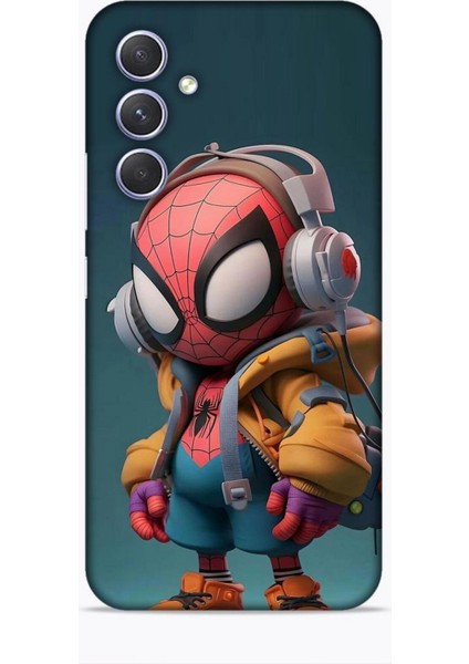 Samsung Galaxy A54 5g Kılıf Caliburn 25 Spiderman Bebek Soyulmayan Kılıf