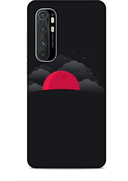 Xiaomi Mi Note 10 Lite Kılıf Caliburn 13 Kızıl Ay Case Kapak