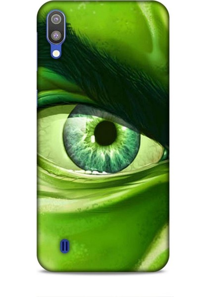 Samsung Galaxy M10 Kılıf Caliburn 29 Hulk Göz Makro Leke Tutmaz Kapak
