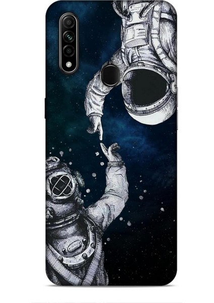 Oppo A31 Kılıf Caliburn 5 Kozmonot Koruma Kılıfı