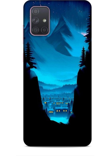 Samsung Galaxy A91 Kılıf Caliburn 14 Norveç Manzara Cover Kılıf