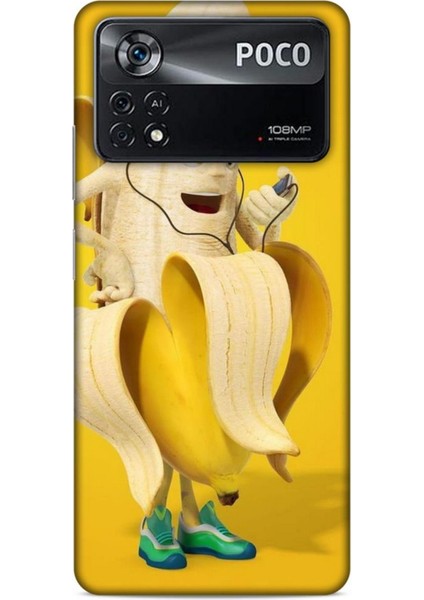 Xiaomi Poco X4 Pro 5g Kılıf Caliburn 21 Muz Sarı Darbe Önleyici Kapak