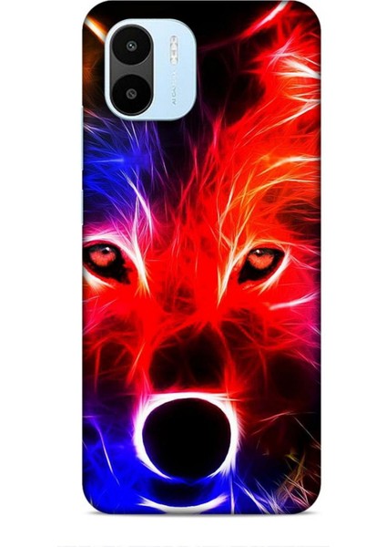 Xiaomi Redmi A1 Kılıf Caliburn 16 Kurt Colorful Hediyelik Kılıf