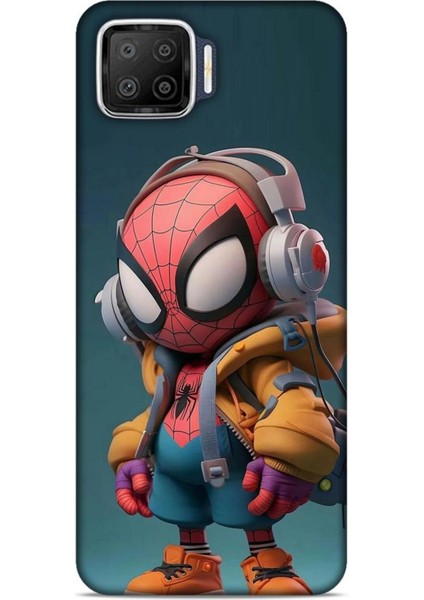 Oppo A73 Kılıf Caliburn 25 Spiderman Bebek Soyulmayan Kılıf