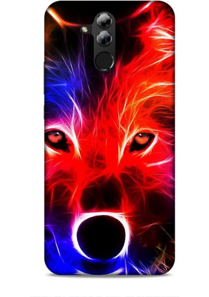 Huawei Mate 20 Lite Kılıf Caliburn 16 Kurt Colorful Hediyelik Kılıf