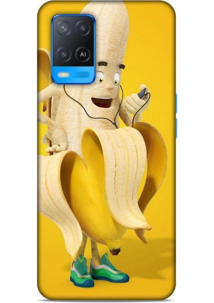 Oppo A54 Kılıf Caliburn 21 Muz Sarı Darbe Önleyici Kapak