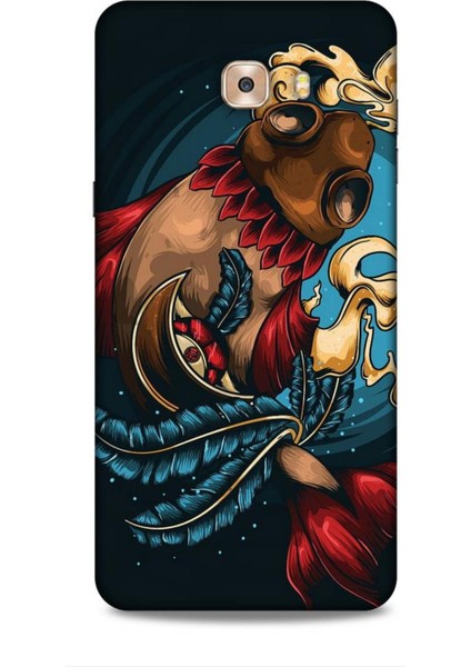 Samsung Galaxy C9 Kılıf Caliburn 18 Balık Parlak Kılıf