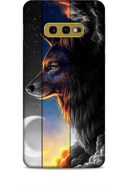 Samsung Galaxy S10E Kılıf Caliburn 15 Kurt Hilal Kalın Silikon