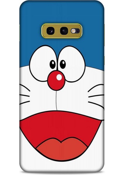 Samsung Galaxy S10E Kılıf Caliburn 22 Mavi Beyaz Kap