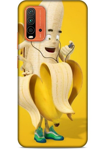 Xiaomi Redmi 9t Kılıf Caliburn 21 Muz Sarı Darbe Önleyici Kapak