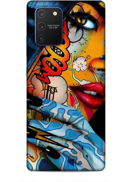 Samsung Galaxy S10 Lite Kılıf Caliburn 17 Dövme Yumuşak Kılıf